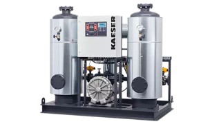 Heat regenerated desiccant dryers from 17.6 to 194.2 m³/min