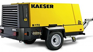 Portable compressors with diesel engines