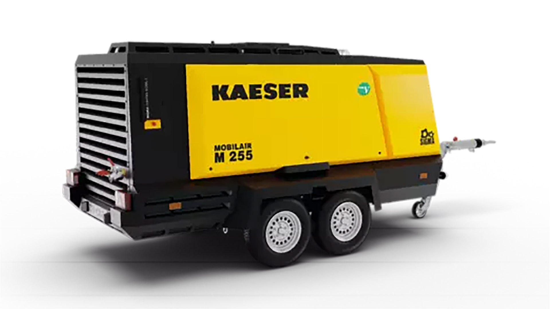 Portable compressors with diesel engines