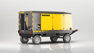 Portable compressors with diesel engines