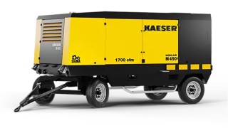 Portable compressors with diesel engines